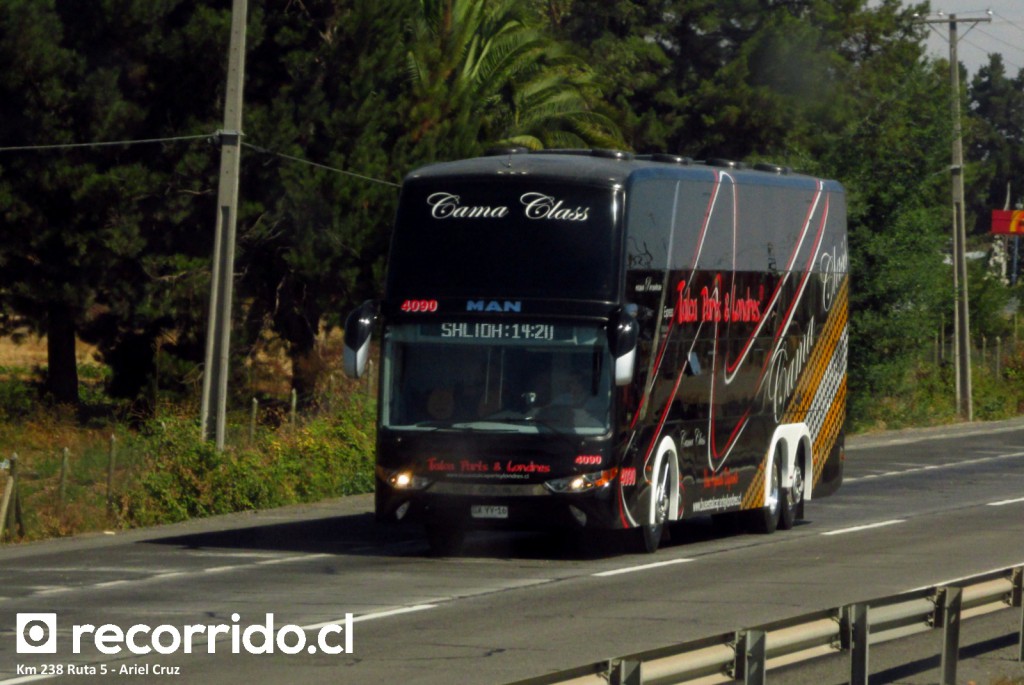 zeus - talca parís londres - ruta - km 238 - gxyy16 - 4090