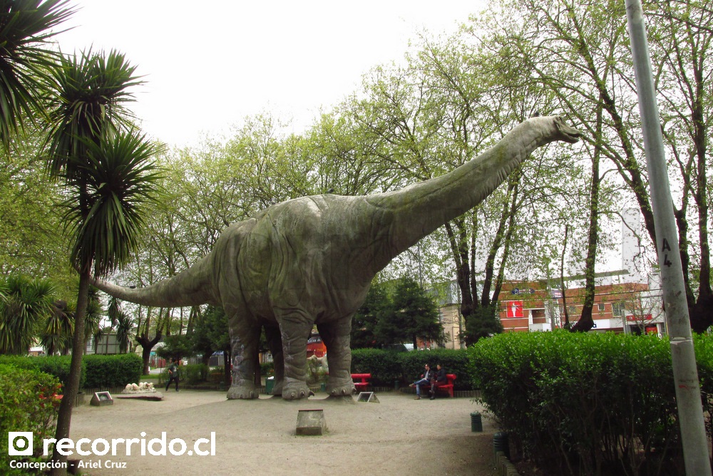 Diplodocus en Plaza Acevedo (Concepción)