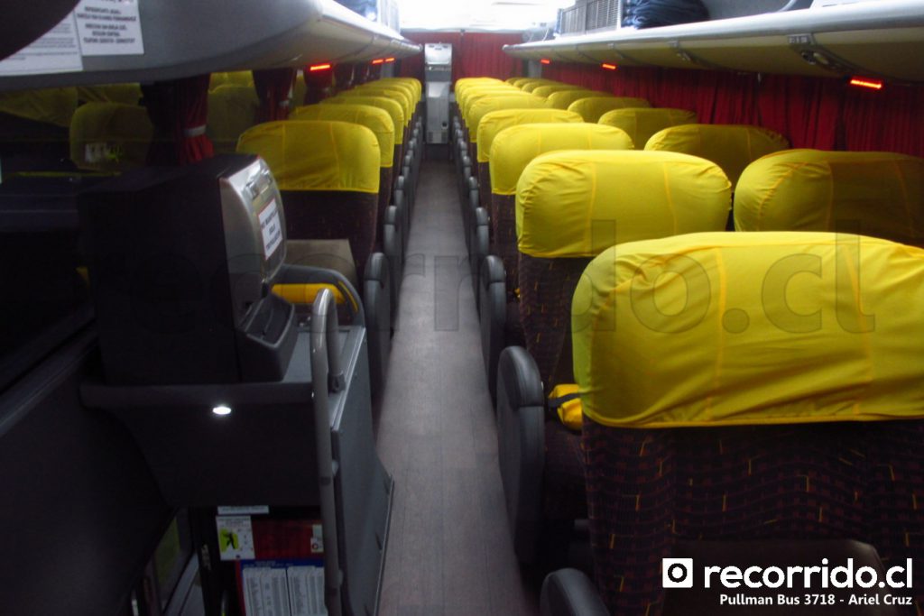 Bus Salón Cama completo de Pullman Bus en servicio Concepción - Las Condes