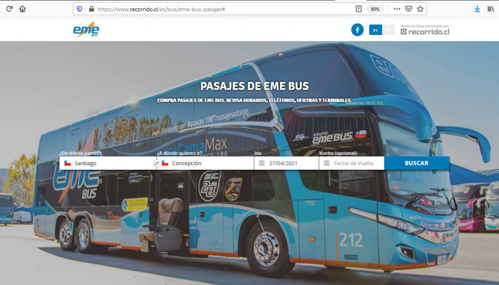 Recorrido.cl EME Bus